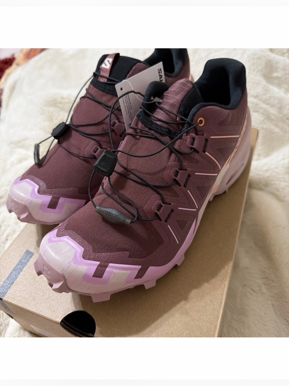 Women's Salomon Speedcross 6 Trail Running Shoes - Sz 9 - Picture 7 of 9